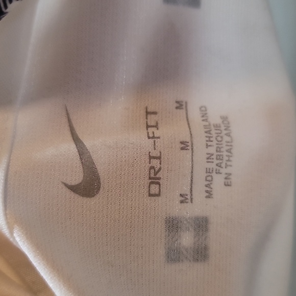 Nike Men's Dri-FIT Player Heritage Print Polo shirt golf business casual Med euc - Picture 4 of 5